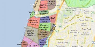 Tel Aviv Nachbarschaften anzeigen
