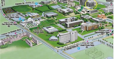 Tel Aviv university campus map
